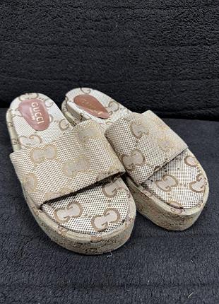 Шлепанцы женские gucci