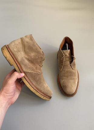 Ботинки common projects suede chukka boots 40(25см) clarcs tods santoni