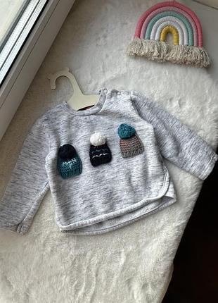 Классный свитшот f&f, свитшот с шапочками, кофта, свитерок
