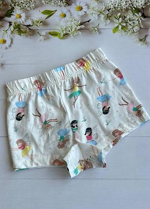 Пижамные шорты на девочку хлопковые сказочные феи от primark р.98 см, 128 см
