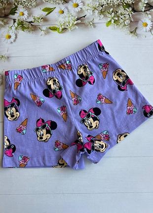 Піжамні шорти на дівчинку бавовняні minnie mouse від primark р.116 см (5-6 років)