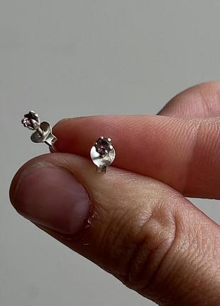 Серебряные пусеты 925 пробы