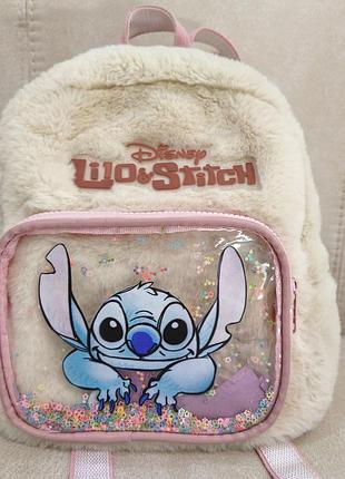💫 трендовий хутряний рюкзачок stitch