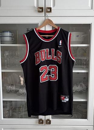 Оригінальна баскетбольна майка michael jordan chicago bulls 23 nba nike team