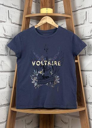 Футболка жіноча zadig&voltaire синя розмір м