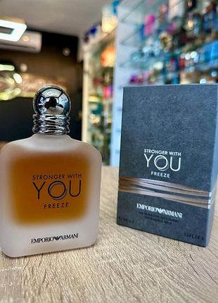 Парфюм мужской emporio armani stronger with you freeze giorgio armani армани для мужчин стронгер аиш фрезе джорджио армани 100 парфюм мужской