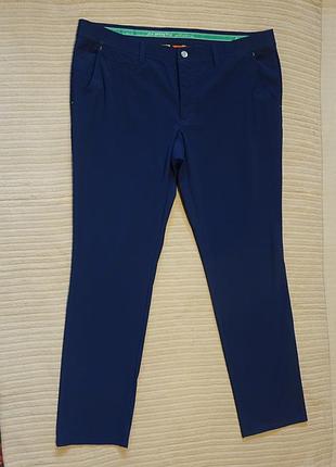 Темно-синие фирменные эластичные брюки alberto golf rookie regular fit 27р ( пот - 52 см.)