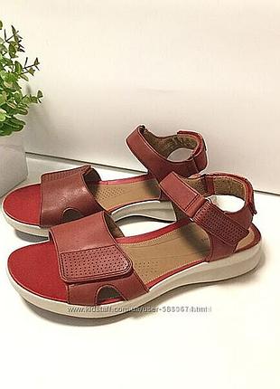 Р.39 clarks женские кожаные спортивные сандалии оригинал