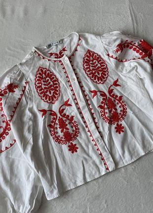 Вишиванка zara, жіноча вишиванка, вишита сорочка