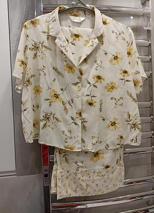 Женская летняя пижама m -l primark