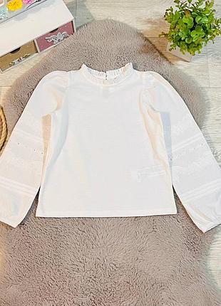 Стильная блуза-вышиванка zara, состояние новой