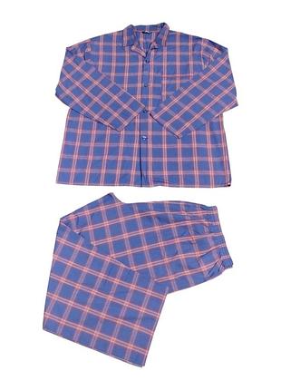 Чоловіча піжама в карту marks&amp;spencer xl-xxl 7975 в