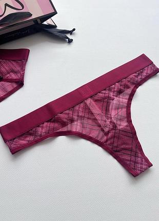 Трусики вікторія сікрет victoria's secret труси стрінги
