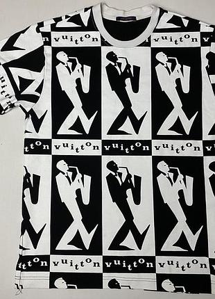 Louis vuitton футболка allover jazz принт m