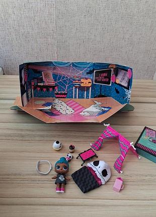 Ігровий набір з лялькою lol surprise furniture sleepy bones (mga entertainment, сша) лол сюрпрайз 3 серії кімната леді сплюшки