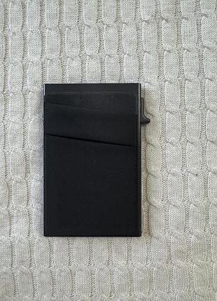 Картхолдер з алюмінієвим відсіком з rfid захистом
