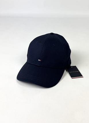 Кепка tommy hilfiger classic bb cap men os оригінал нова темно синя чоловіча бейсболка