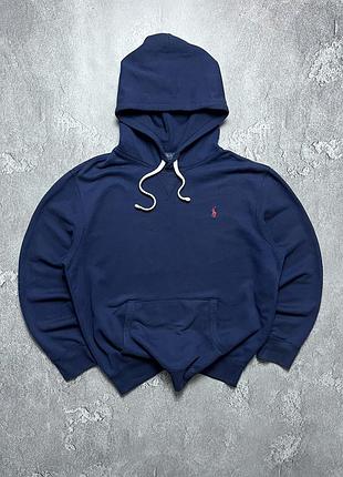 Vintage винтажное худи polo ralph lauren поло ральф лаурен big pony y2k chief keef чиф киф size xal размер хл