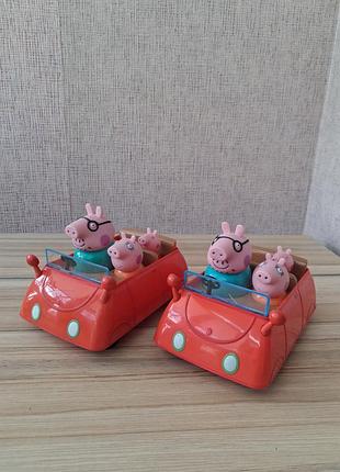 Машинка свинки пеппи з фігурками  peppa pig