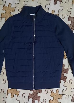 Стильная гибридная куртка бомбер reiss junior 10-11 лет (146 см) новая