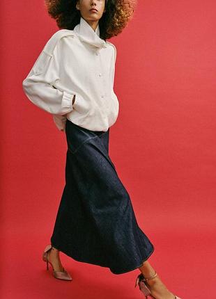 Атласные туфли с бантом zara
