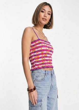 Яркий топ primark в полоску размер l-xl