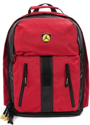 Рюкзак nike jdn moto backpack красный, черный дет 48х32х23см