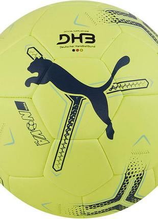Мяч гандбольный puma nova lite желтый, черный уни 0