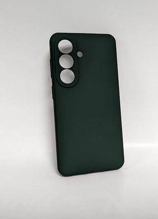 Чехол для samsung galaxy s26, premium softtouch silicone, силиконовый, противоударный, зеленый