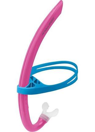 Дыхательная трубка для снорклинга aqua speed juno junior 62928 розовый, синий one size