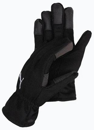 Перчатки тренировочные puma winter players черный 8 (040014-01)