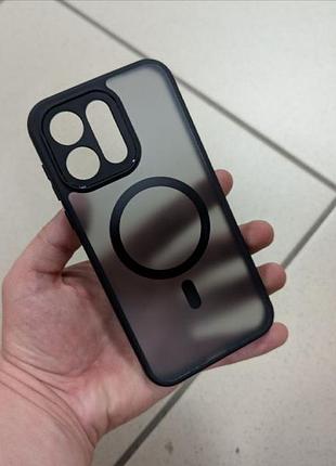 Oneplus nord 6 / turbo 6 протиударний чохол magsafe bq case matte black