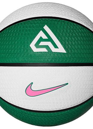 Мяч баскетбольный nike playground 8p 2.0 g antetokounmpo deflated anthracite/white/black/white size 7 (n.100.4139.331.07)