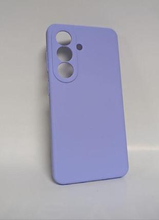 Чохол для samsung galaxy s26, premium softtouch silicone, силіконовий, протиударний, лавандовий