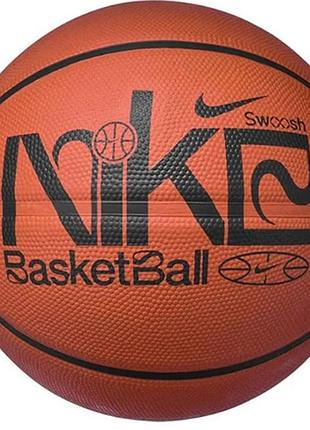 М'яч баскетбольний nike everyday playground 8p graphic deflated amber/black/black/white size 7