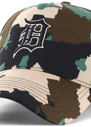 Кепка-тракер 47 brand detroit tigers digital star черный, зеленый, коричневый one size