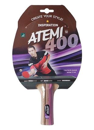Ракетка для настольного тенниса atemi 400