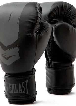 Боксерские перчатки everlast prospect 2 boxing glove черный, серый уни 6 унций