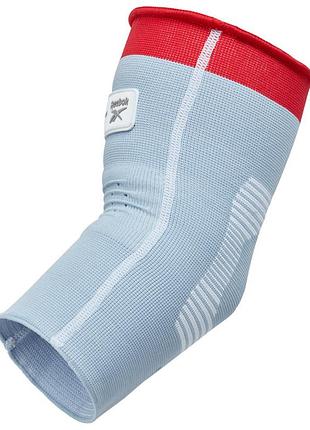 Фиксатор локтя reebok speedwick elbow support белый, красный уни m