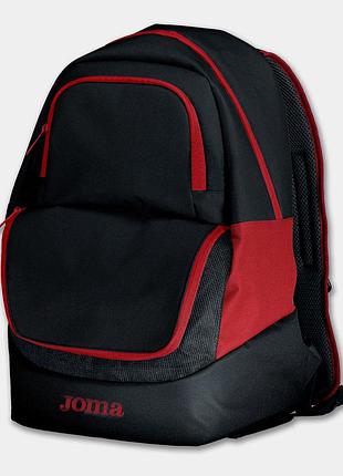 Рюкзак joma diamond ii черно-красный уни 47х32х32см