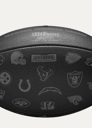 Мяч для американского футбола wilson nfl 32 team football black of