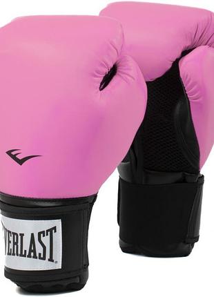 Боксерські рукавиці everlast prostyle 2 boxing gloves рожевий жін 10 унцій