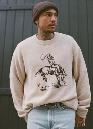 Abercrombie & fitch  cowboy вінтажний светр