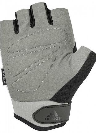 Перчатки для тренинга adidas performance women's gloves белый, серый жин xl