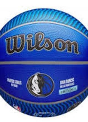 Мяч баскетбольный wilson nba player icon outdoor bskt luka bl size 7