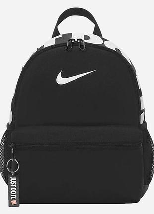 Рюкзак nike y nk brsla jdi mini bkpk черный дет 33 x 25,5 x 12,5 см