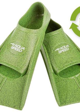Ласти aqua speed training fins 60437 зелений уні