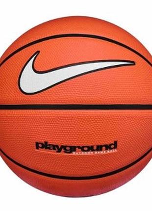 М'яч баскетбольний nike everyday playground 8p deflated amber/black/white size 7