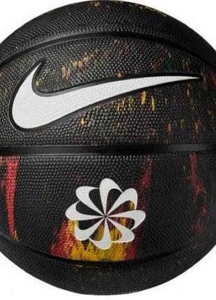 М'яч баскетбольний nike everyday playground 8p next nature deflated multi/black/black/white size 7