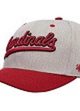 Кепка 47 brand midfield la dodgers серый, вишневый уни osfa